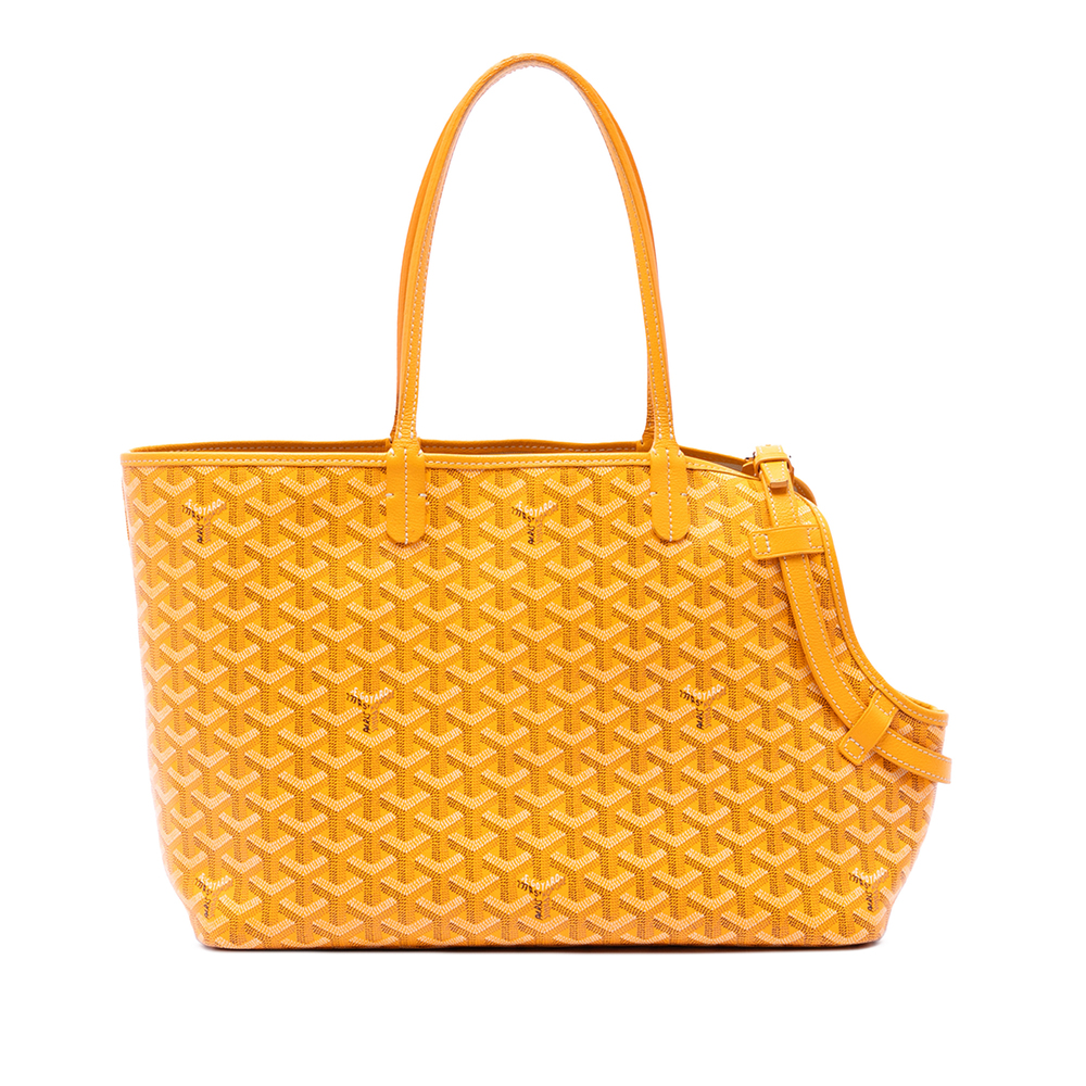 Pre-Loved Goyard Goyardine Chien Gris Pet Carrier